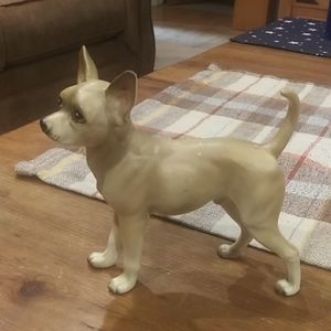 Vintage Chihuahua Dog Figurine/ Japan